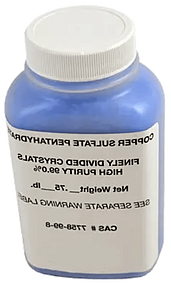 Copper Sulfate, 12 oz. (355ml) Container